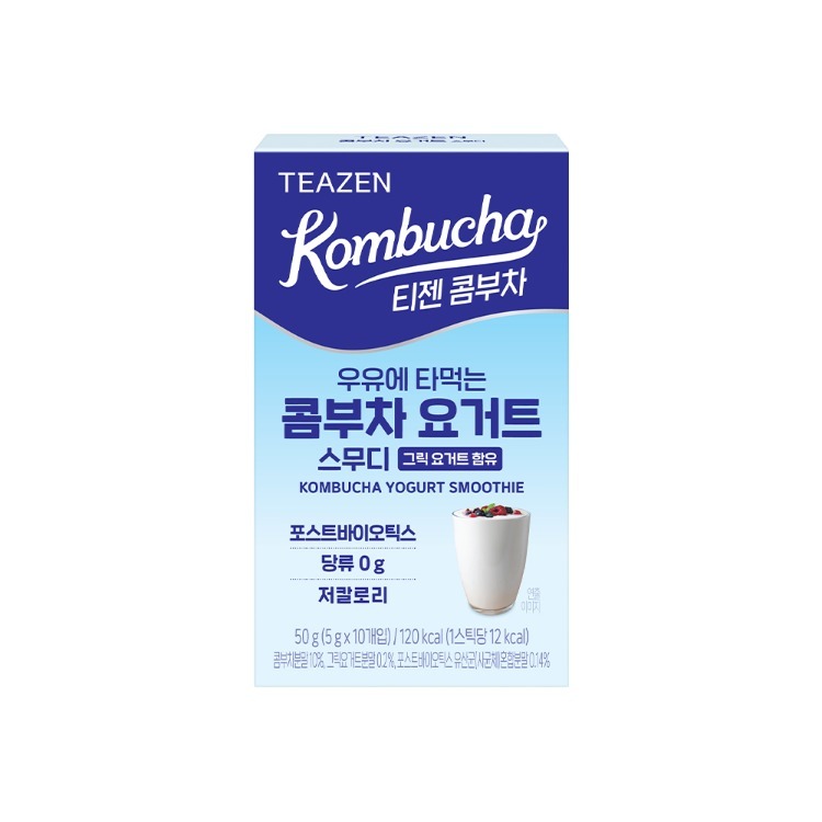 콤부차 요거트 스무디 스틱 사무실 탕비실 차 선물 티젠 10개입, 1개 - 상품 이미지