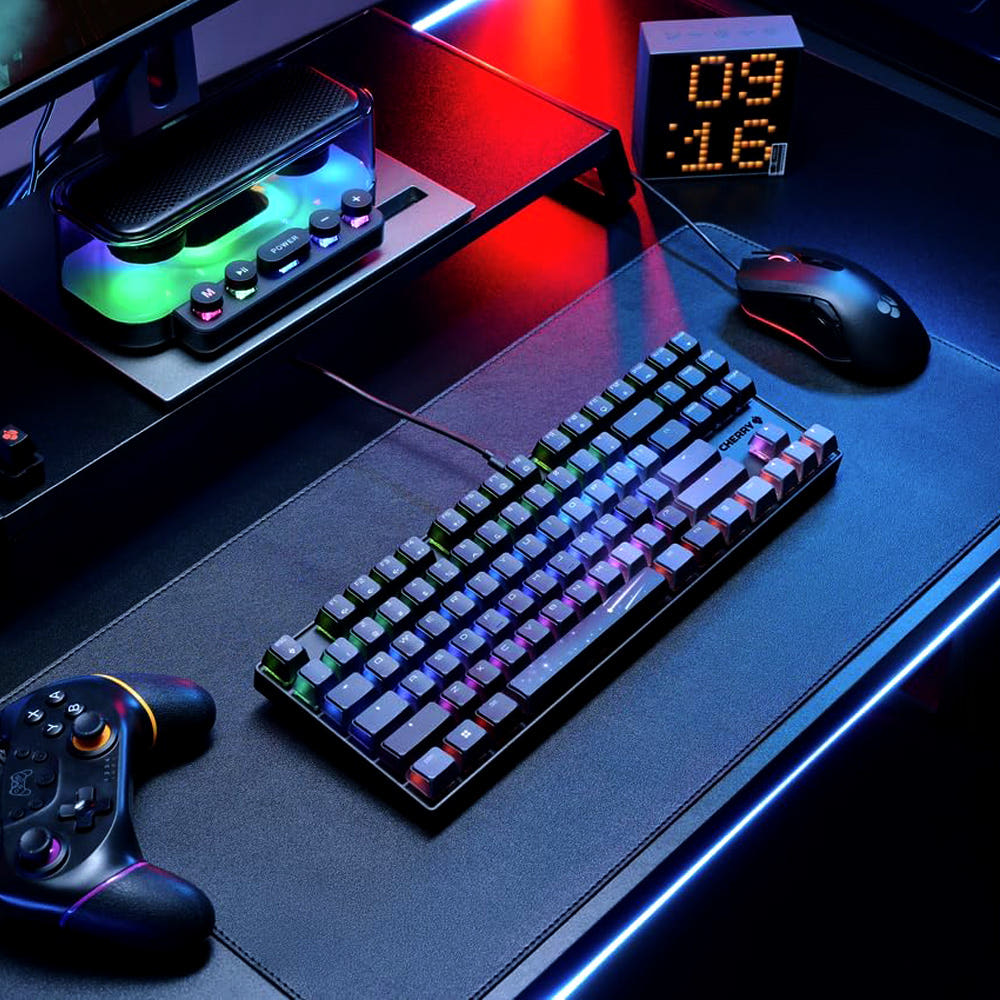 체리 MX 8.2 XAGA TKL 무선 키보드 게이밍 텐키리스 화이트, 스피드 은축 - 상세 이미지 5