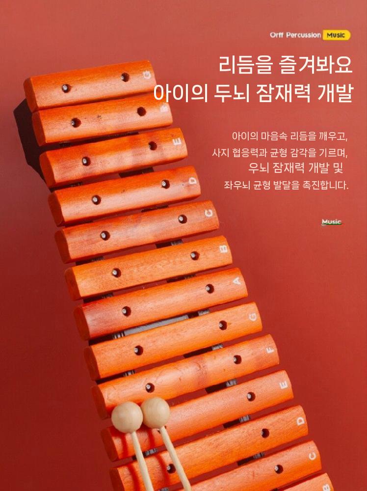교육용 마림바 타악기  악기교구 학교 음악 수업 - 상세 이미지 5