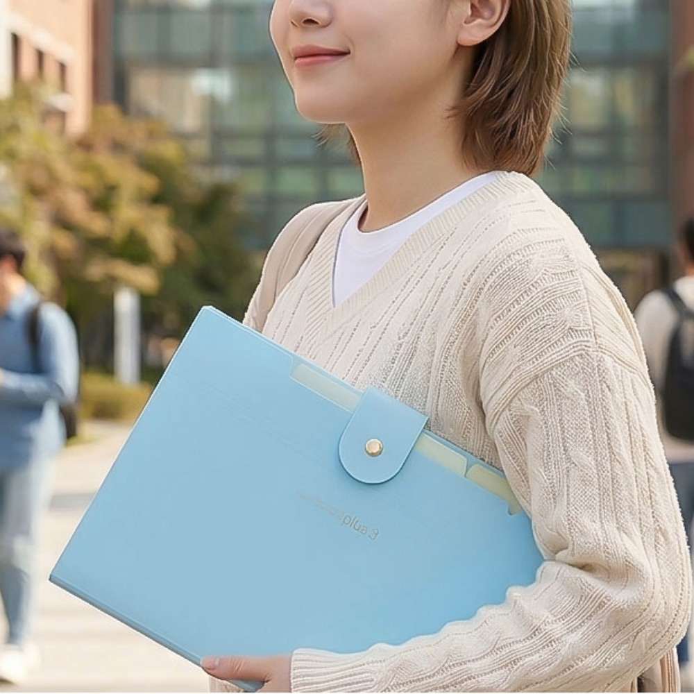 아코디언문서파일 12분류서류정리함 오픈형도큐멘트화일 - 상품 이미지