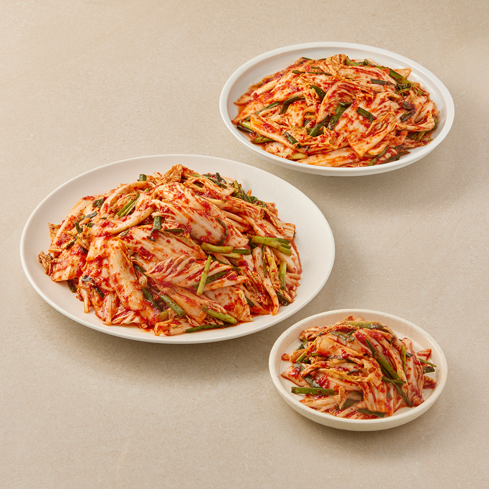 전주찬방 전국김치품평회 4회수상 국내산 쌈배추 겉절이 김치 1kg, 1개
