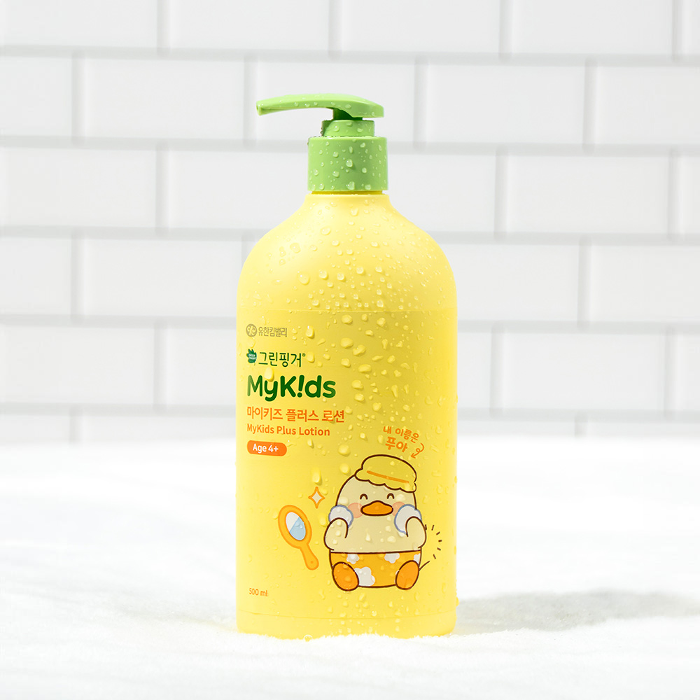 그린핑거 마이키즈 플러스 푸아 로션 500ml / 48시간 보습, 키즈, 아기, 유아, 베이비, 펌프로, 대용량 - 상세 이미지 4