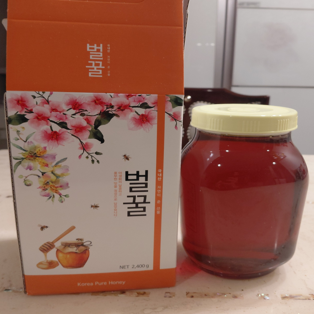 지리산 함양 3대가 내린 프리미엄 천연 벌꿀 대용량 2.4kg - 상품 이미지