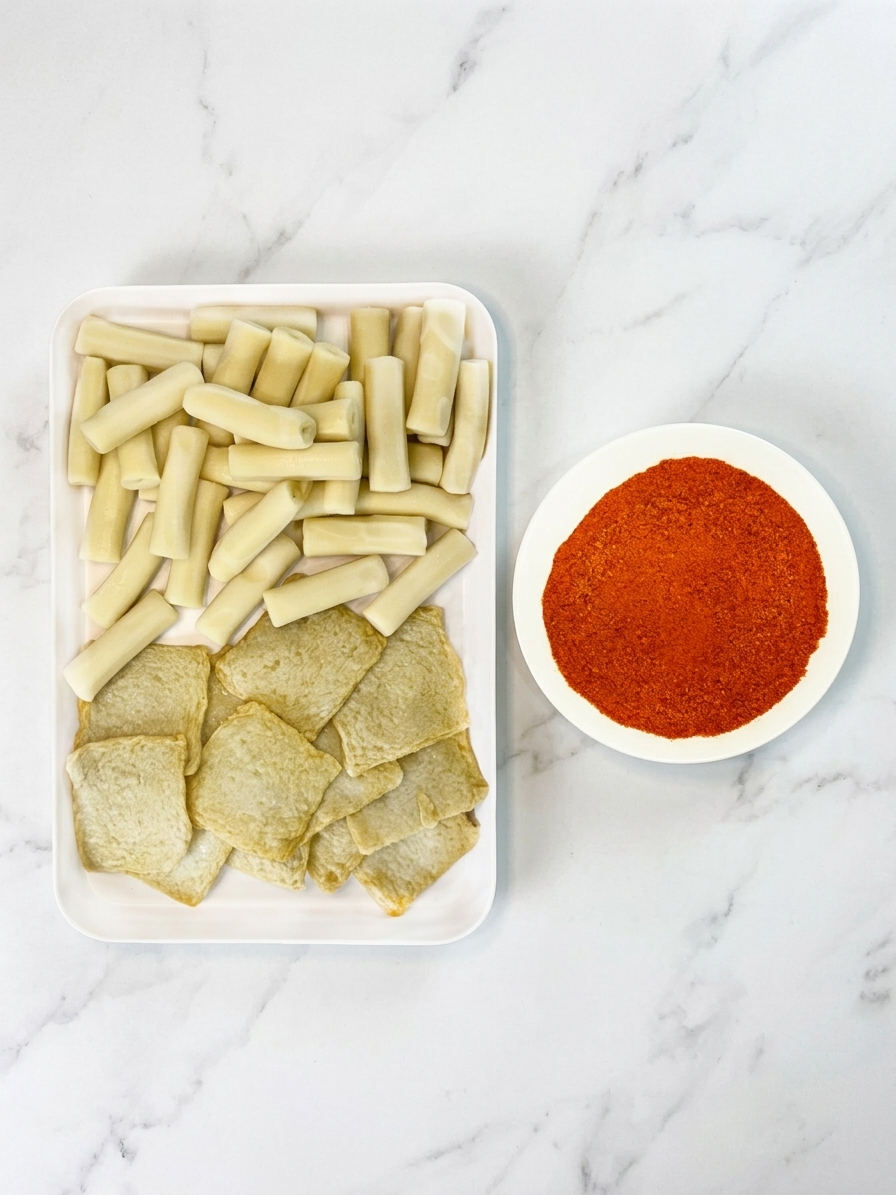 라투이 화들짝 매운 떡볶이 500g 캠핑 낚시 차박 간식 빨간 밀키트 - 상세 이미지 4