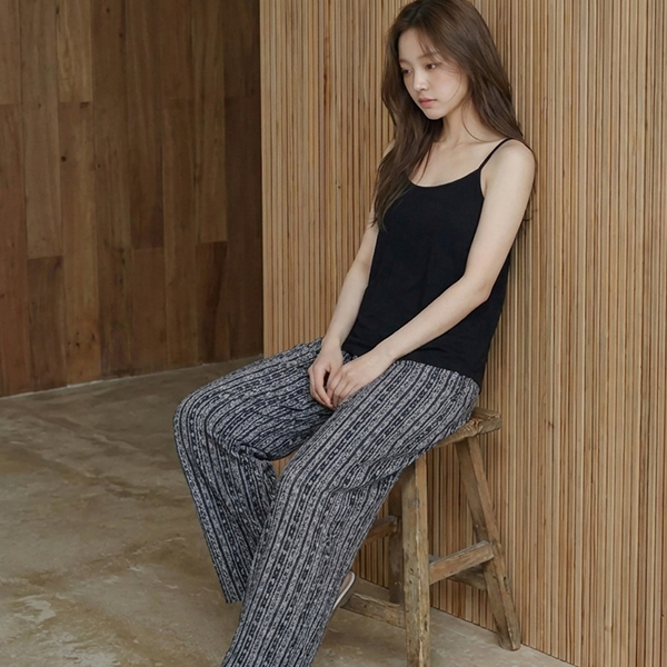 오리엔트 플리츠 주름바지 냉감팬츠 여성용 - 상세 이미지 3