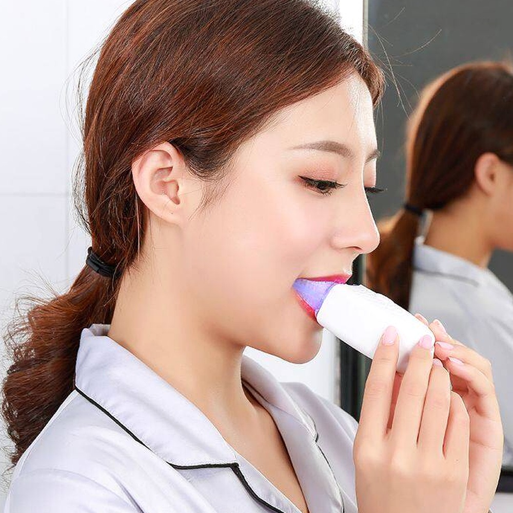 U자형 음파 전동 칫솔 8가지 모드 IPX6 방수 휴대용 블루레이 - 상세 이미지 2