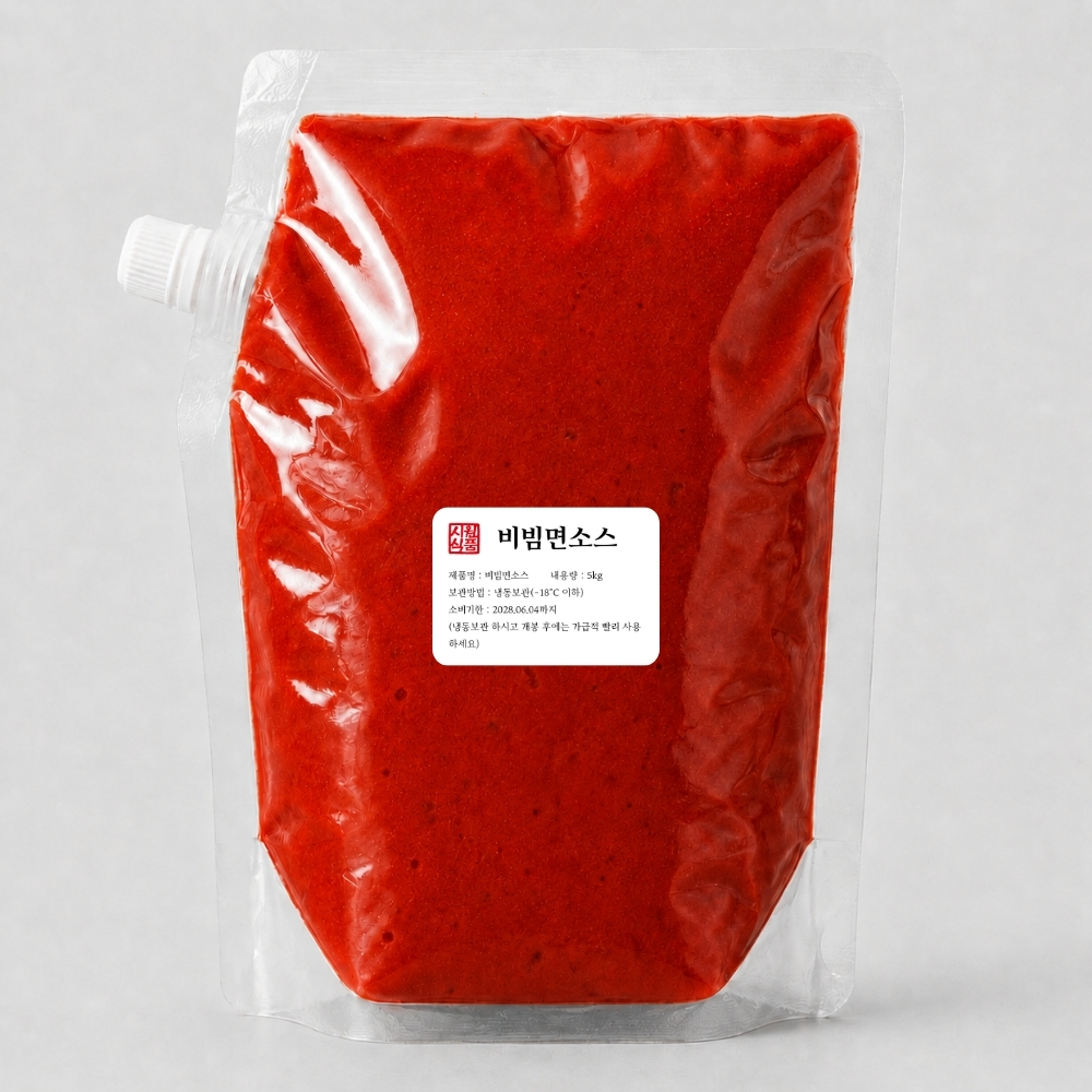 시원 비빔면 소스 비빔국수 양념장 5kg, 3개 - 상품 이미지