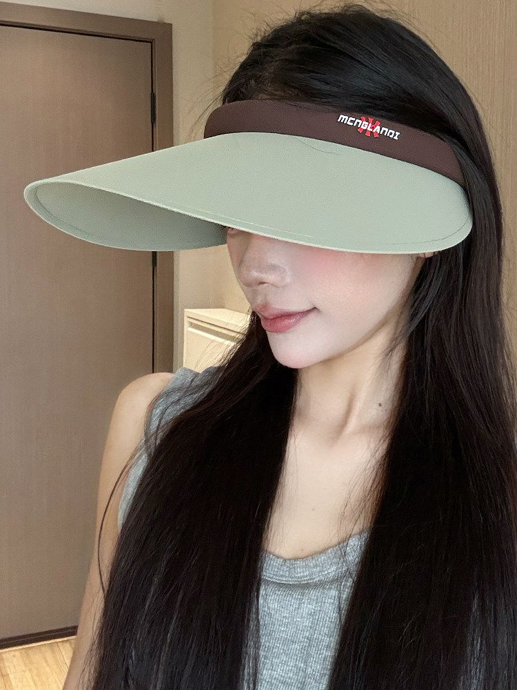 여성 헤어 밴드 썬캡 모자 아웃도어 비치 썬햇 골프 바캉스 - 상세 이미지 2