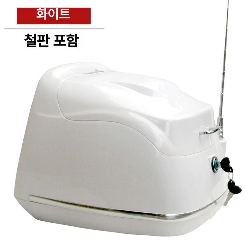 전기 후면 트렁크 대형 수납함 빈티지 스타일 테일박스 매트텍스처 블랙 - 상세 이미지 3