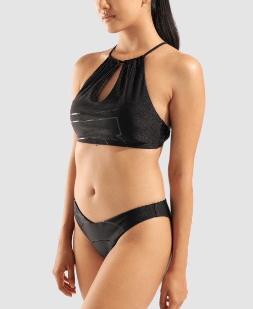 아레나 로로타입 홀터넥 비키니 Black, XS - 상품 이미지