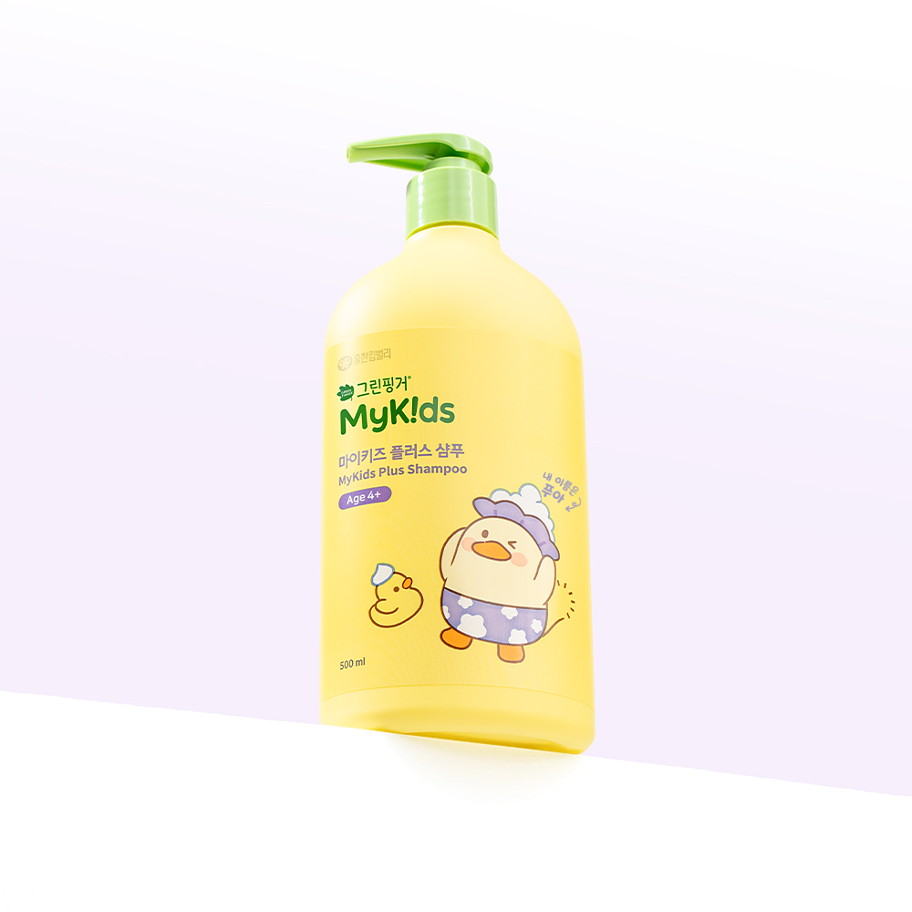 그린핑거 마이키즈 플러스 푸아 샴푸 500ml X 1EA / 키즈, 아기, 유아, 베이비, 대용량 - 상세 이미지 2