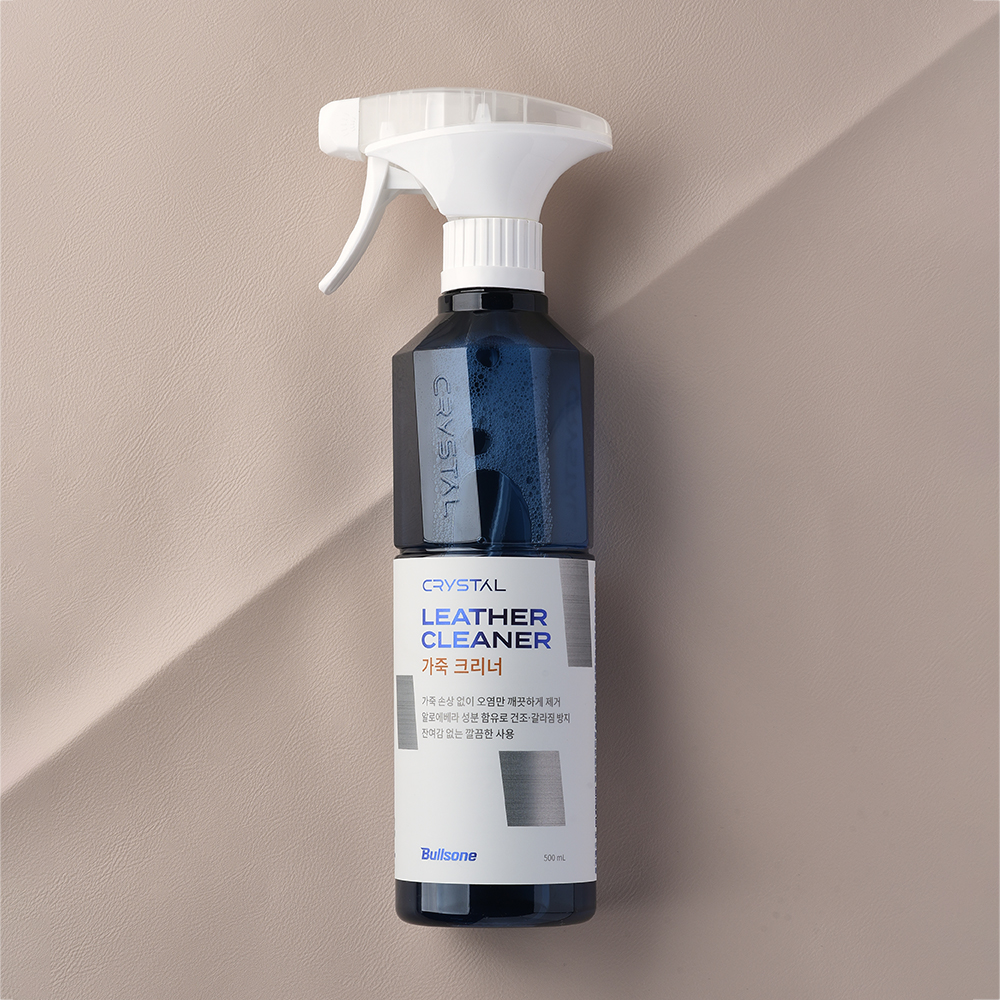 [불스원] 크리스탈 차량 가죽 클리너 천연 나파 인조 자동차 시트 실내 세정제 500ml - 상세 이미지 3