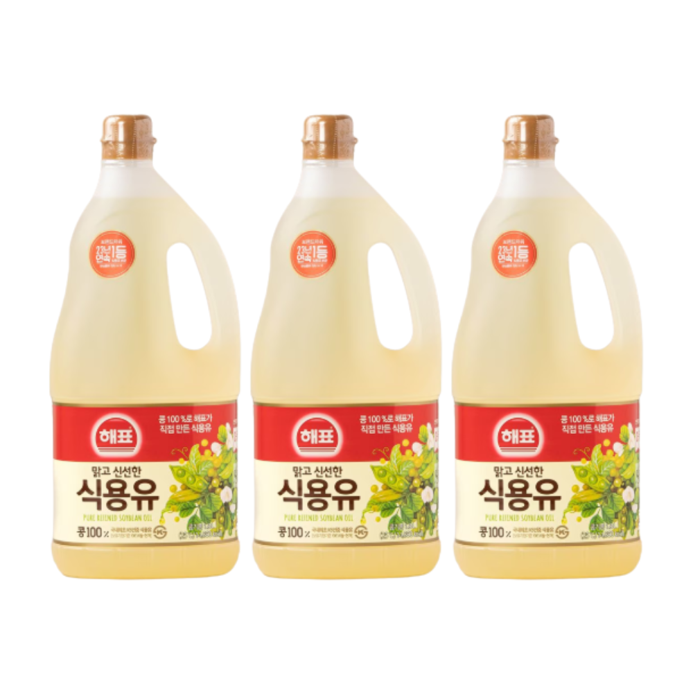 사조해표 식용유 1.8L x3병 - 상품 이미지