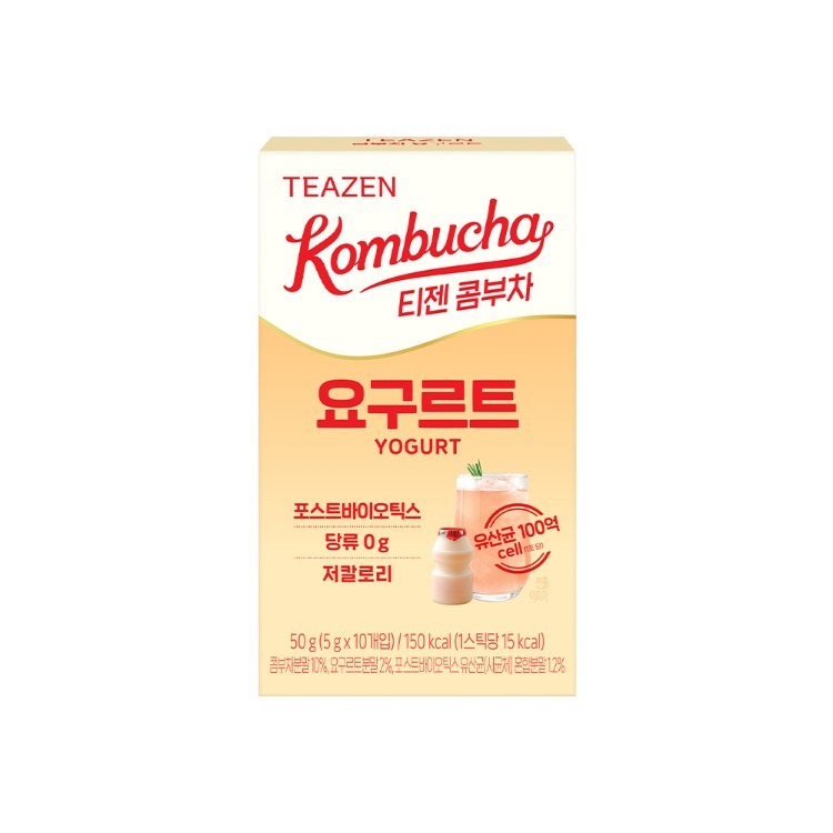 콤부차 요구르트 스틱 사무실 탕비실 차 선물 티젠 10개입, 1개 - 상품 이미지