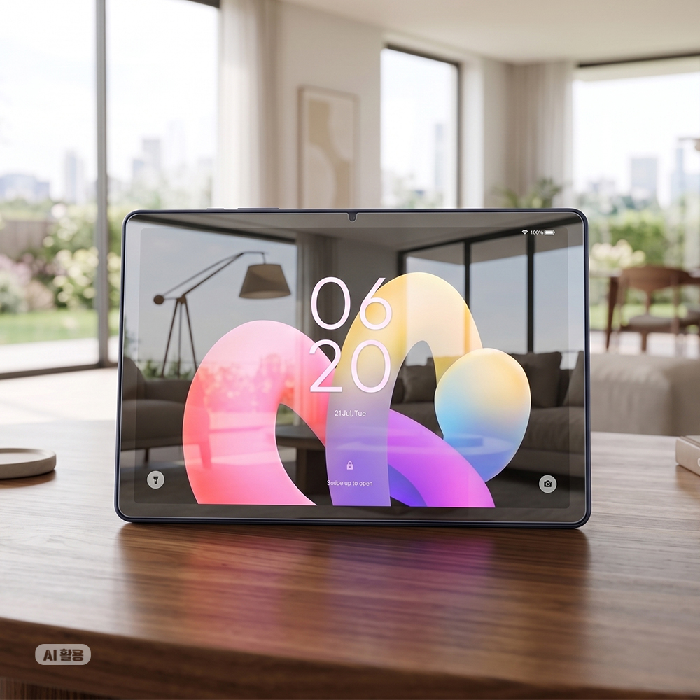 TCL TAB 10L Gen4 필름 강화유리 풀커버 9H 고선명 액정보호 TCL TAB 10L Gen4, 1매입 - 상세 이미지 2