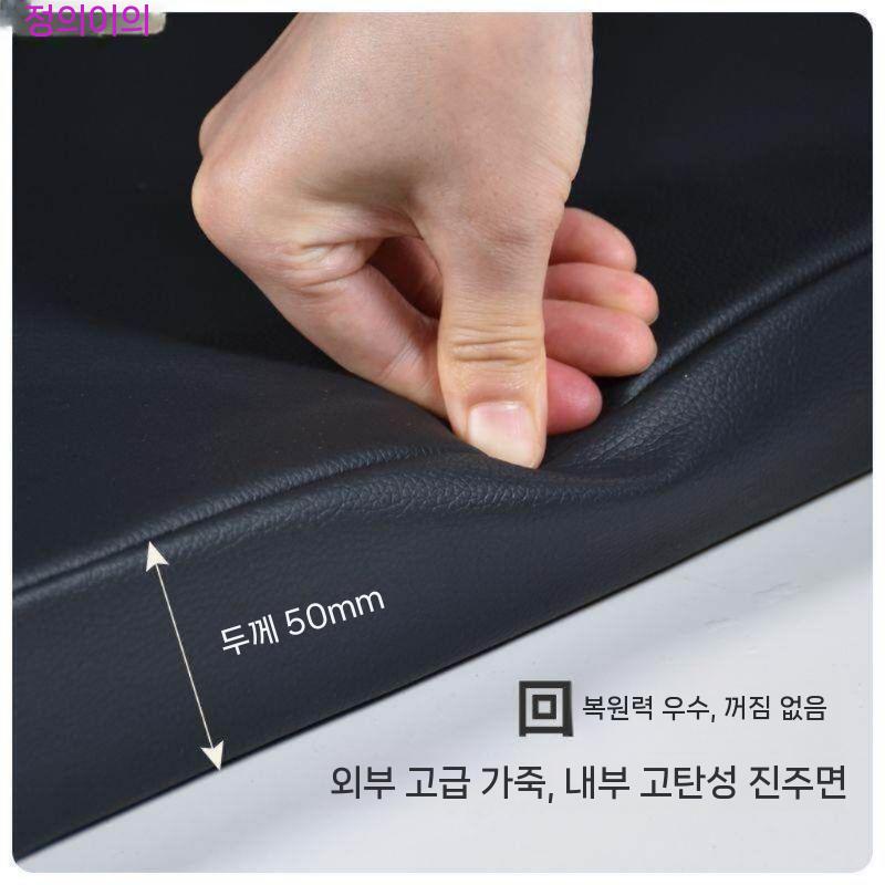 매트 접이식 토퍼 침구 휴게실 숙박 수면 매트리스 휴대용 블랙 이미지 6