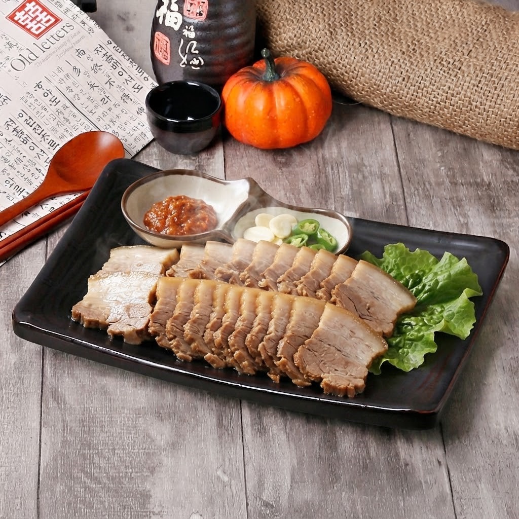 직화 내열 도자기 한강 직사각 보쌈 수육 찜기 냄비 28cm, 한강직사각 - 상품 이미지