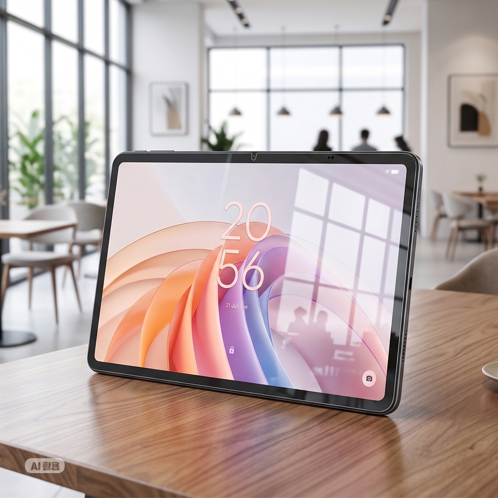 TCL TAB 11 FE 필름 강화유리 풀커버 9H 고선명 액정보호 TCL TAB 11 FE, 1매입 - 상세 이미지 2