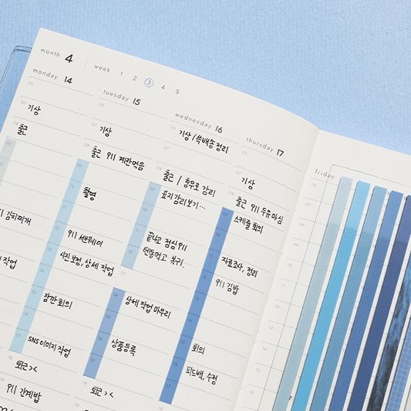 비온뒤 롱 인덱스 플래그 독서 책 밑줄 스티커 파스텔 레인보우 투명 이미지 6