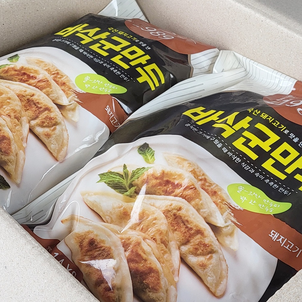 엄지 맛있는 바삭군만두 1.4kg 냉동 튀김 납작만두 업소용 - 상세 이미지 4
