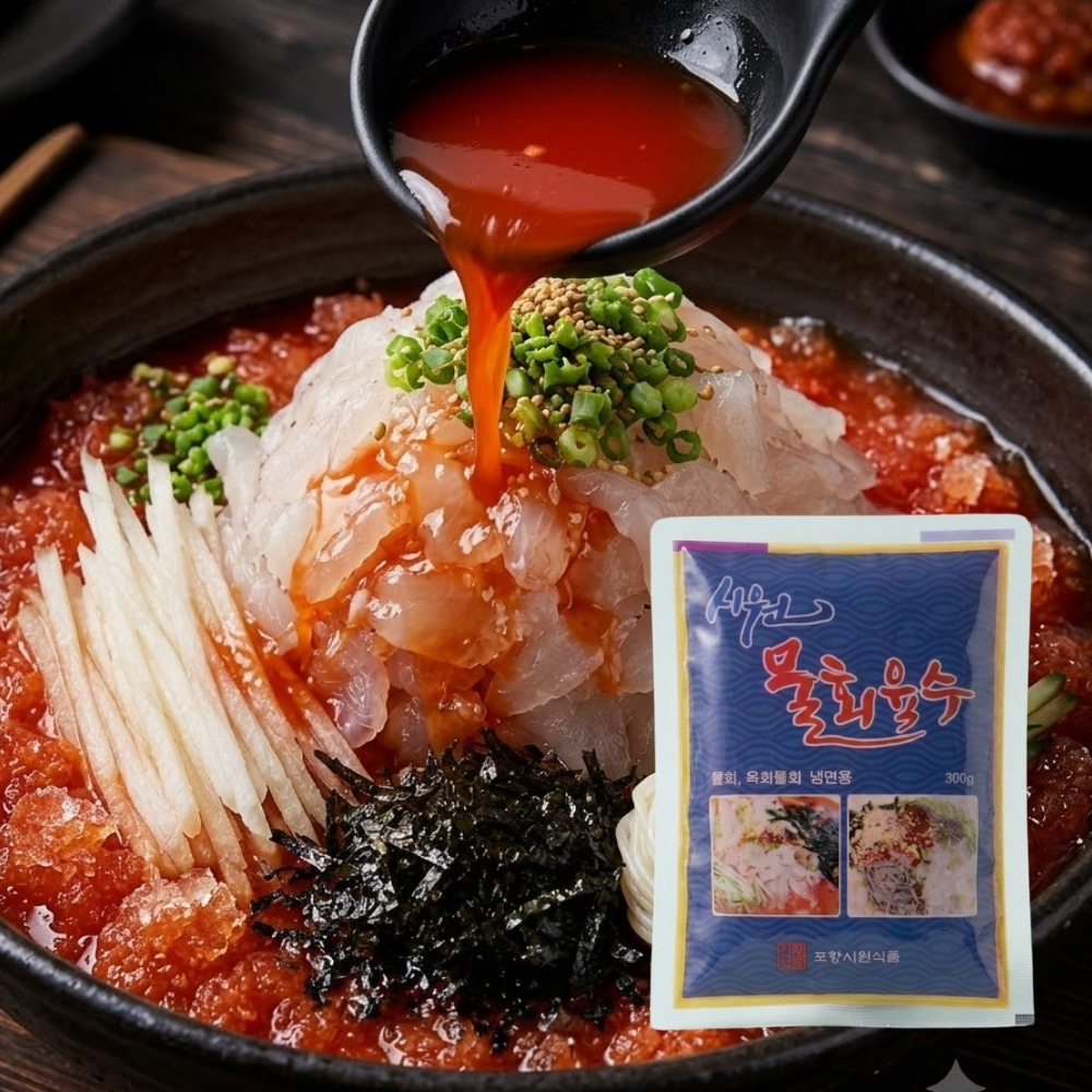 시원 물회 육수 300g X 10팩 - 상세 이미지 2