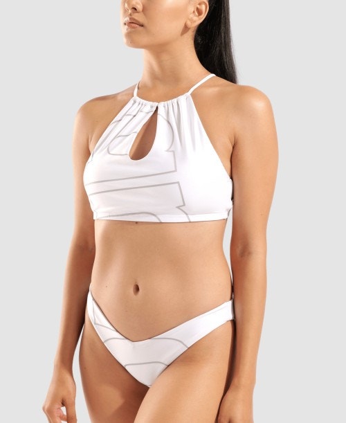 아레나 로로타입 홀터넥 비키니 White, XS - 상품 이미지