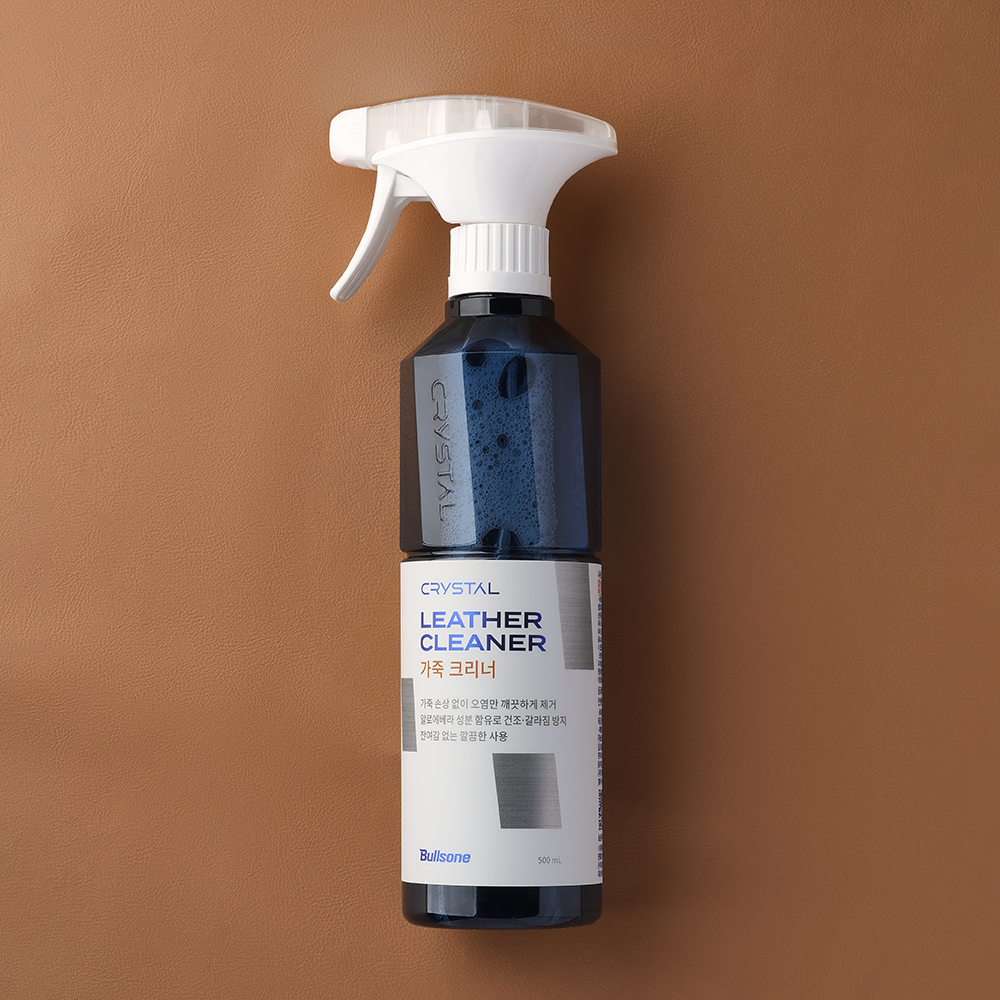 [불스원] 크리스탈 차량 가죽 클리너 천연 나파 인조 자동차 시트 실내 세정제 500ml - 상세 이미지 2