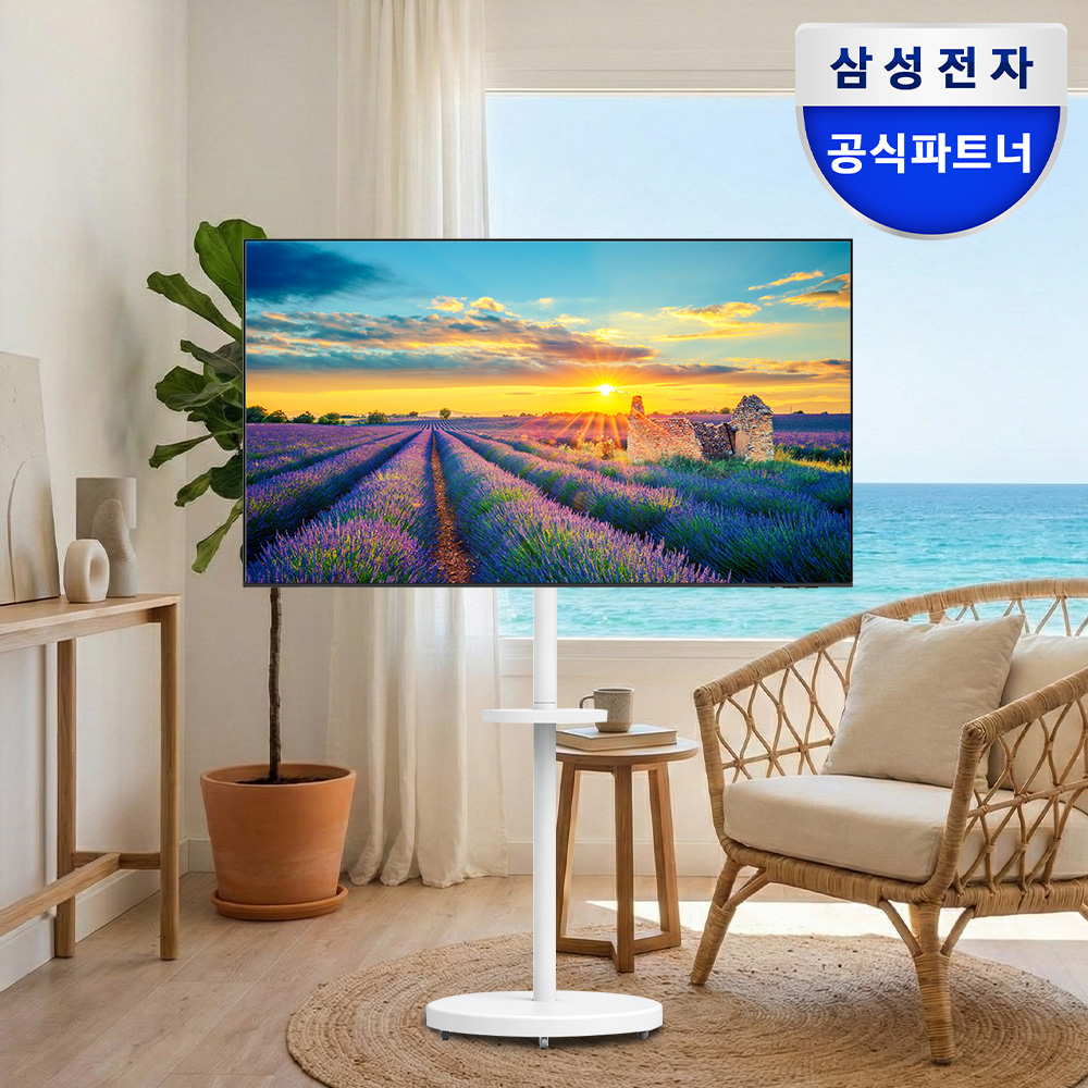 삼성전자 LH55BEFHLGFXKR UHD 4K 스마트 비즈니스 TV 138.7cm(55인치), 이동식 스탠드