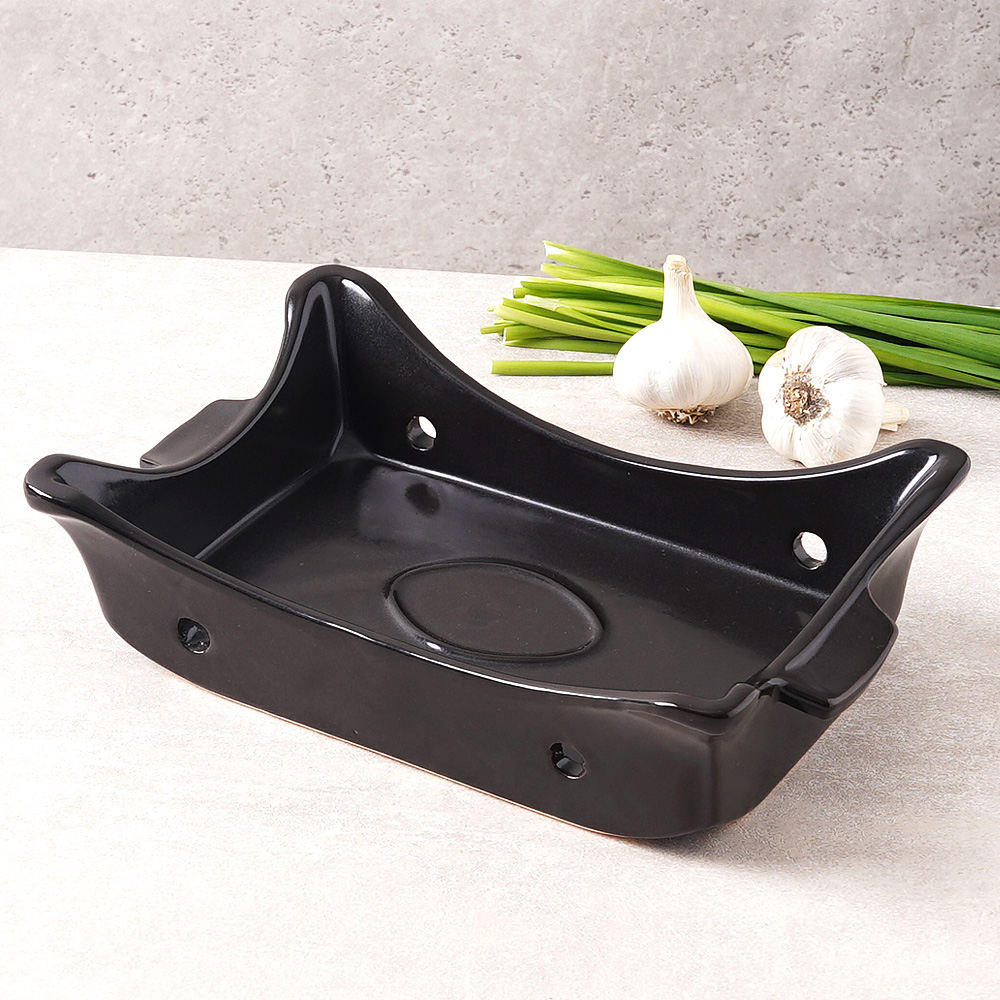 직화 내열 도자기 한강 직사각 보쌈 수육 찜기 냄비 25.8cm, 돛단배워머 - 상세 이미지 5