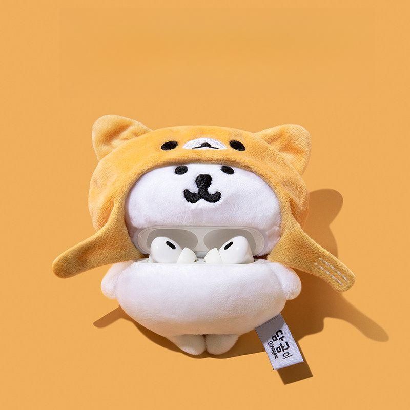아이폰17 농담곰 에어팟케이스 인형 플러피 봉제 미니 키링 - 상세 이미지 2