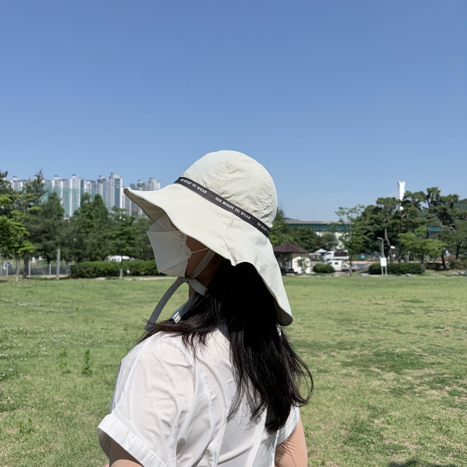 여성 등산 모자 벙거지모자 여름 버킷햇 썬캡 햇빛가리개 자외선차단 - 상세 이미지 5