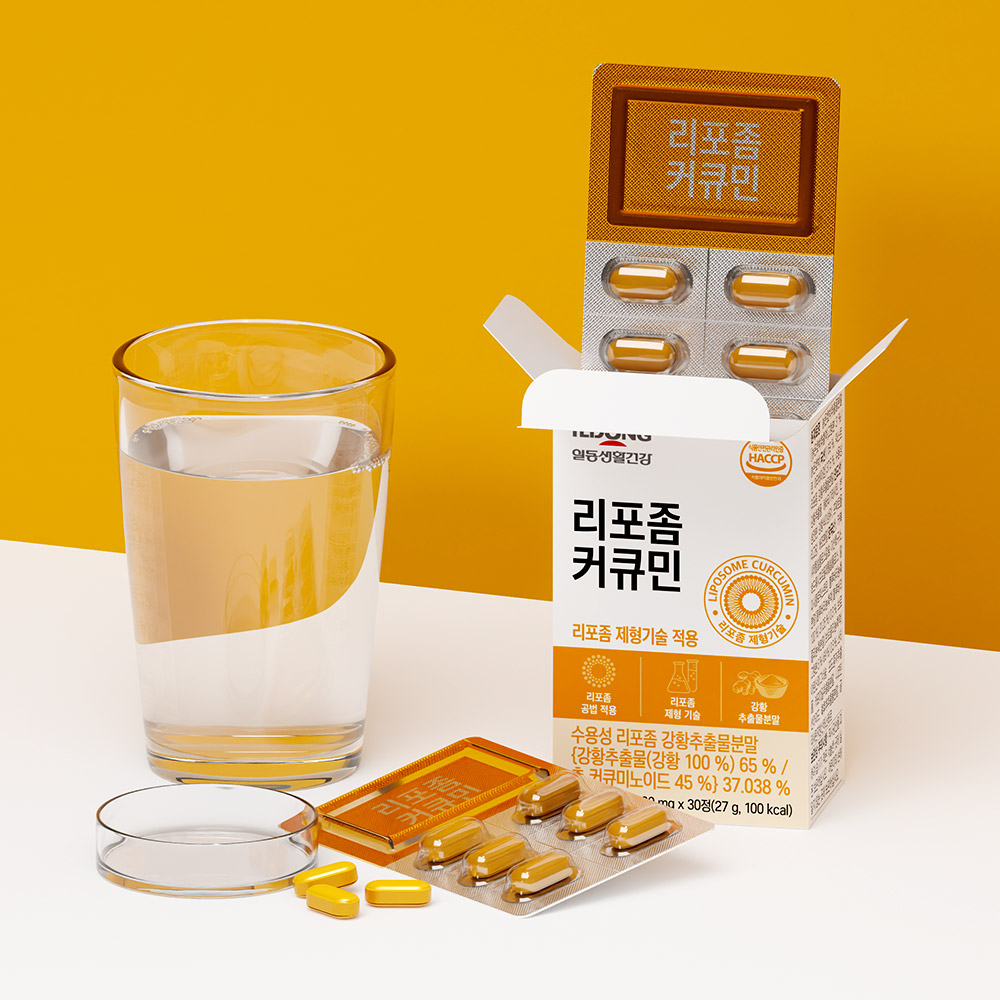 일동생활건강 수용성 리포좀 커큐민 영양제 강황 30정, 1개 이미지 6