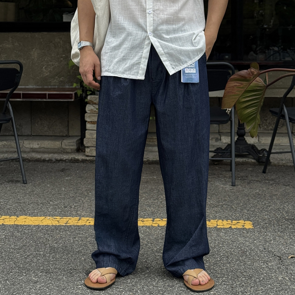 남자생지데님 남자여름청바지 쿨청바지 - 상세 이미지 3