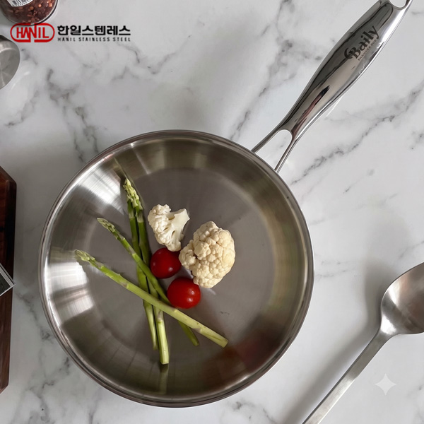 한일스텐레스 베일리 통5중 인덕션 스텐 궁중팬 304 20cm 이미지 7