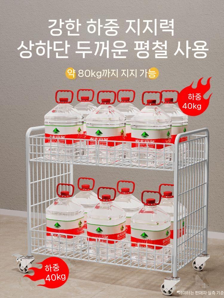 접이식 진열대 가판대 바스켓 철망 바구니 철제 이동식 소형 - 상세 이미지 5