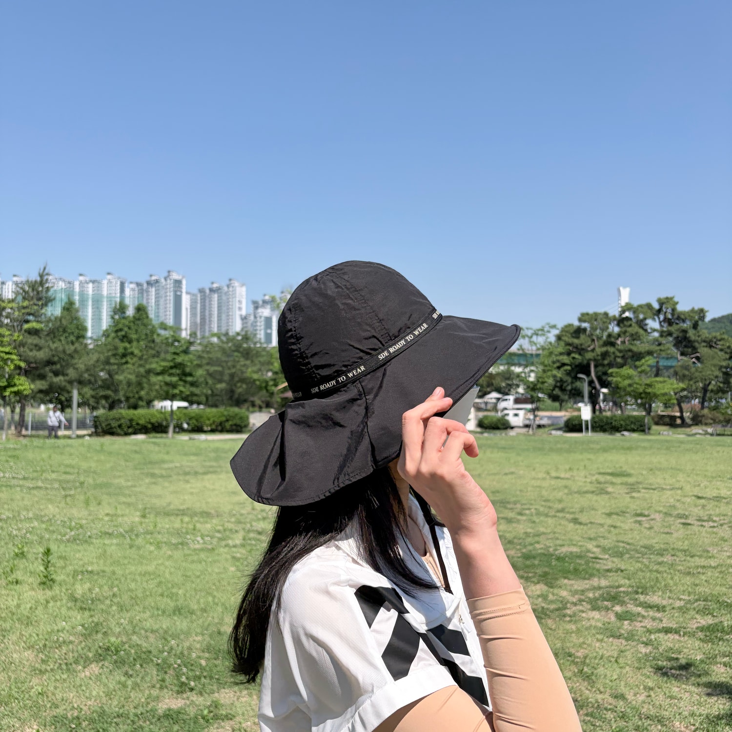 여성 등산 모자 벙거지모자 여름 버킷햇 썬캡 햇빛가리개 자외선차단 - 상세 이미지 2