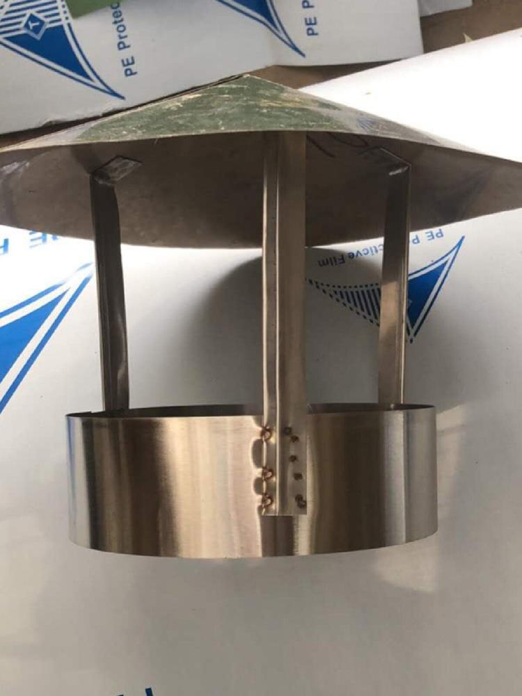 보일러 연통 커버 삿갓 굴뚝 난로 환기 스테인리스 스텐 직경 150mm - 상세 이미지 2