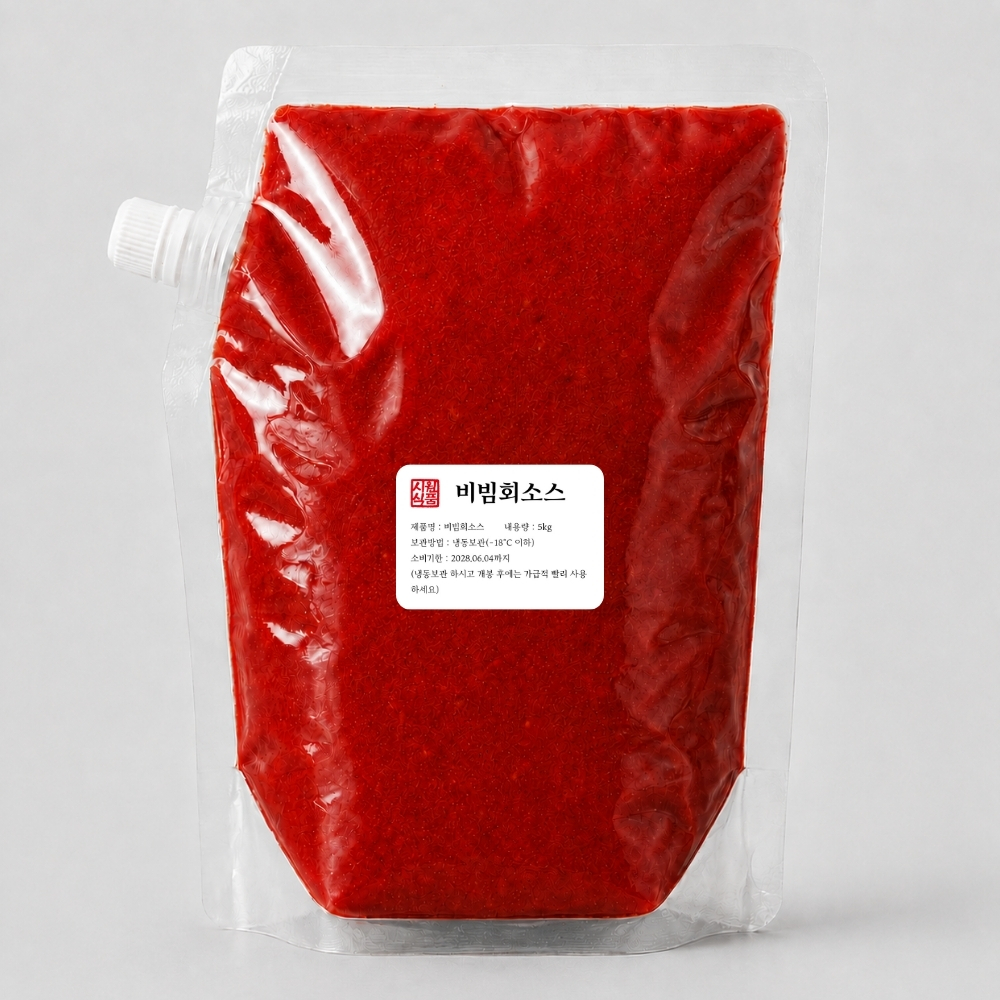 시원 비빔회 회무침 소스 5kg, 3개 - 상품 이미지