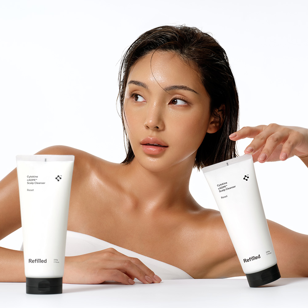 리필드 사이토카인 cADPR 스칼프 리셋 두피 클렌저 220ml 샴푸 - 상세 이미지 5