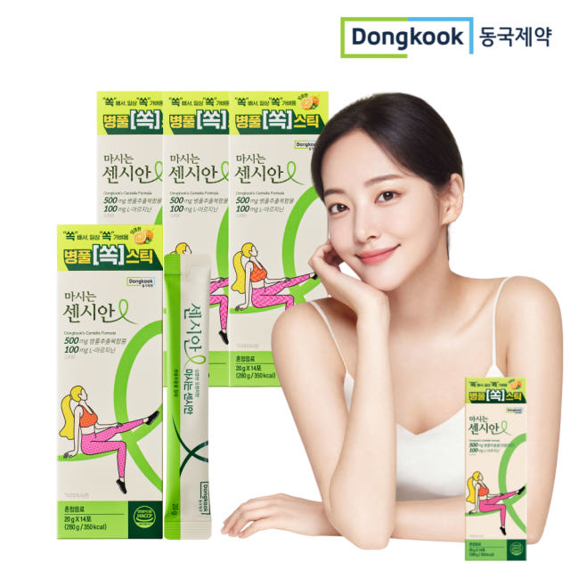 동국제약 마시는 센시안 맛있는 아르기닌 병풀추출복합물 스틱 14포
