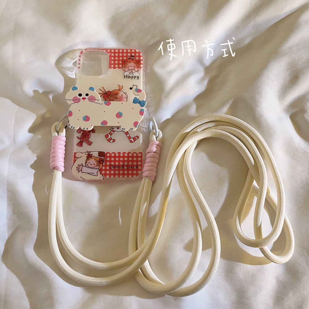 고양이 휴대폰 크로스백 스트랩 넥스트랩 귀여운 고양이 간편착용 스트랩 이미지 6