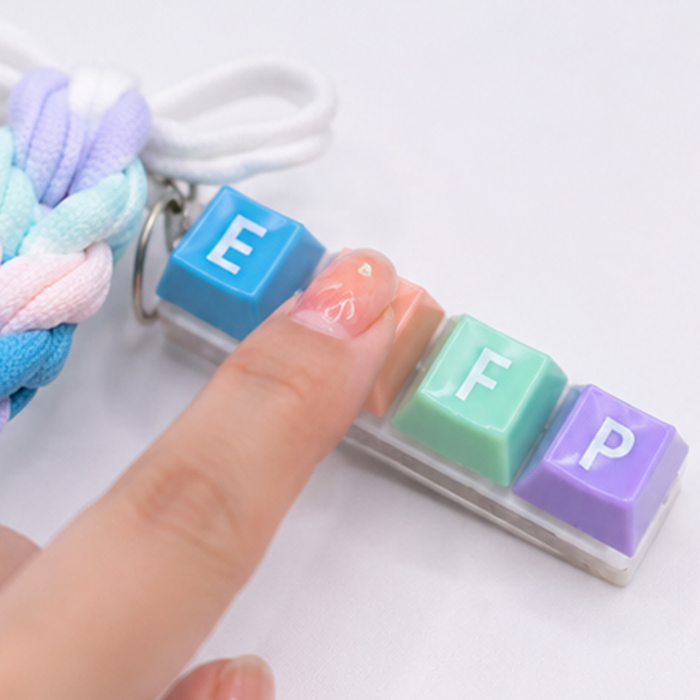 MBTI 키캡 키링 만들기 양말목 킵캡 DIY - 상세 이미지 2