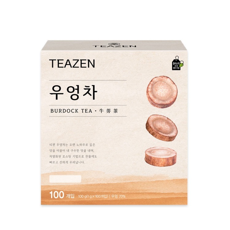 우엉차 티백 선물 사무실 티젠 100개입, 1개 - 상품 이미지