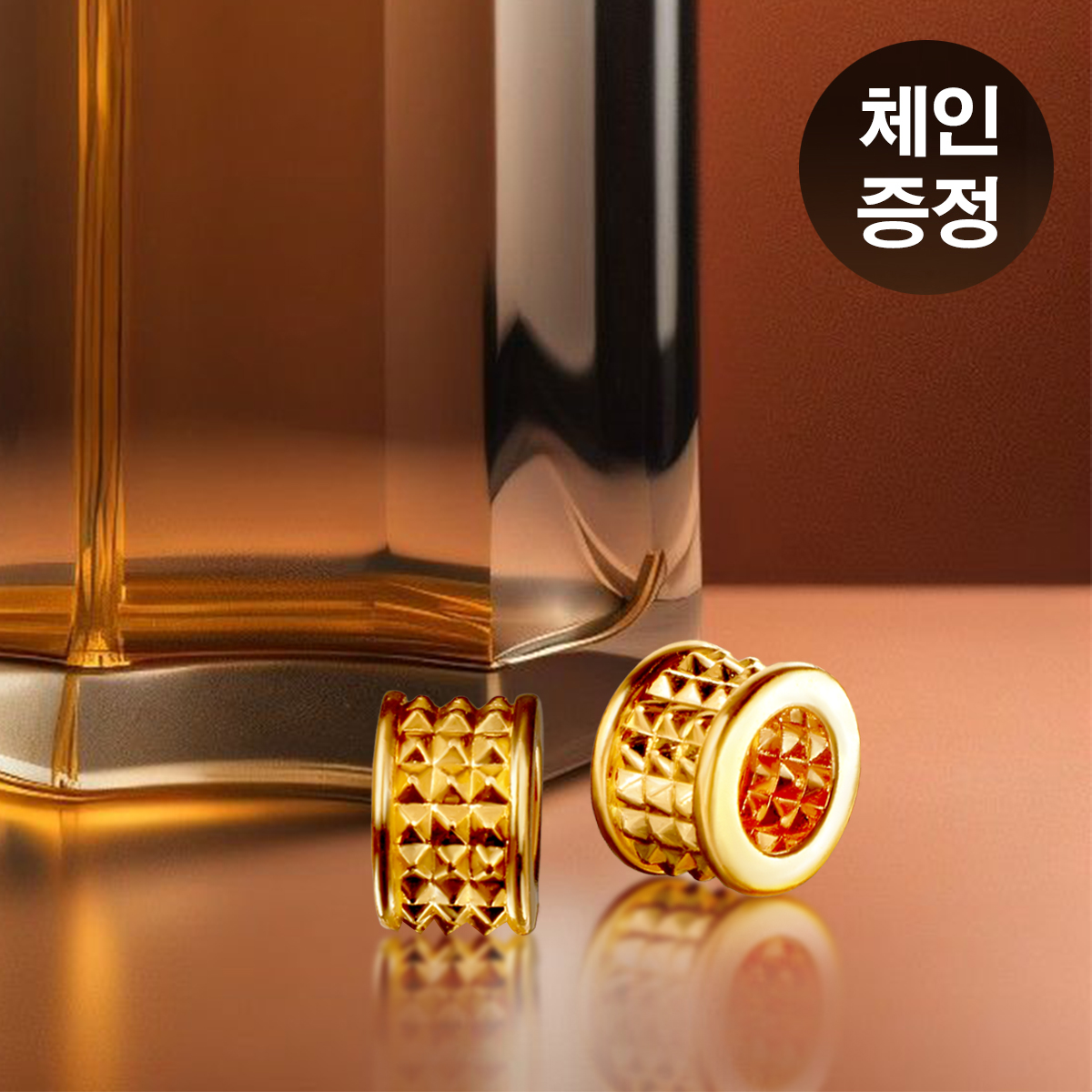 24K 순금 넥사 골드 펜던트 + 18K GP체인 SG-1135 - 상품 이미지