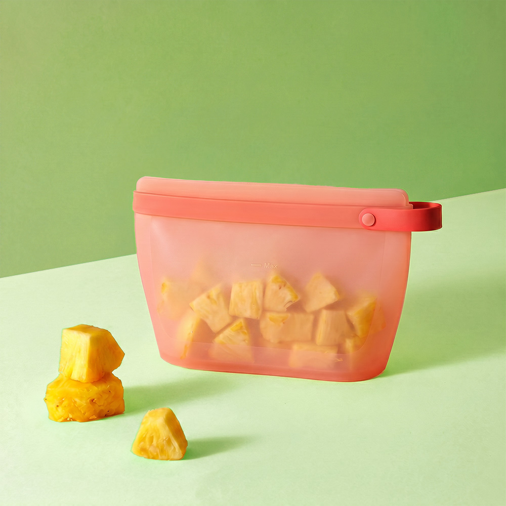 락앤락 바로한끼 실리콘 지퍼백 와이드형 800ml - 상품 이미지
