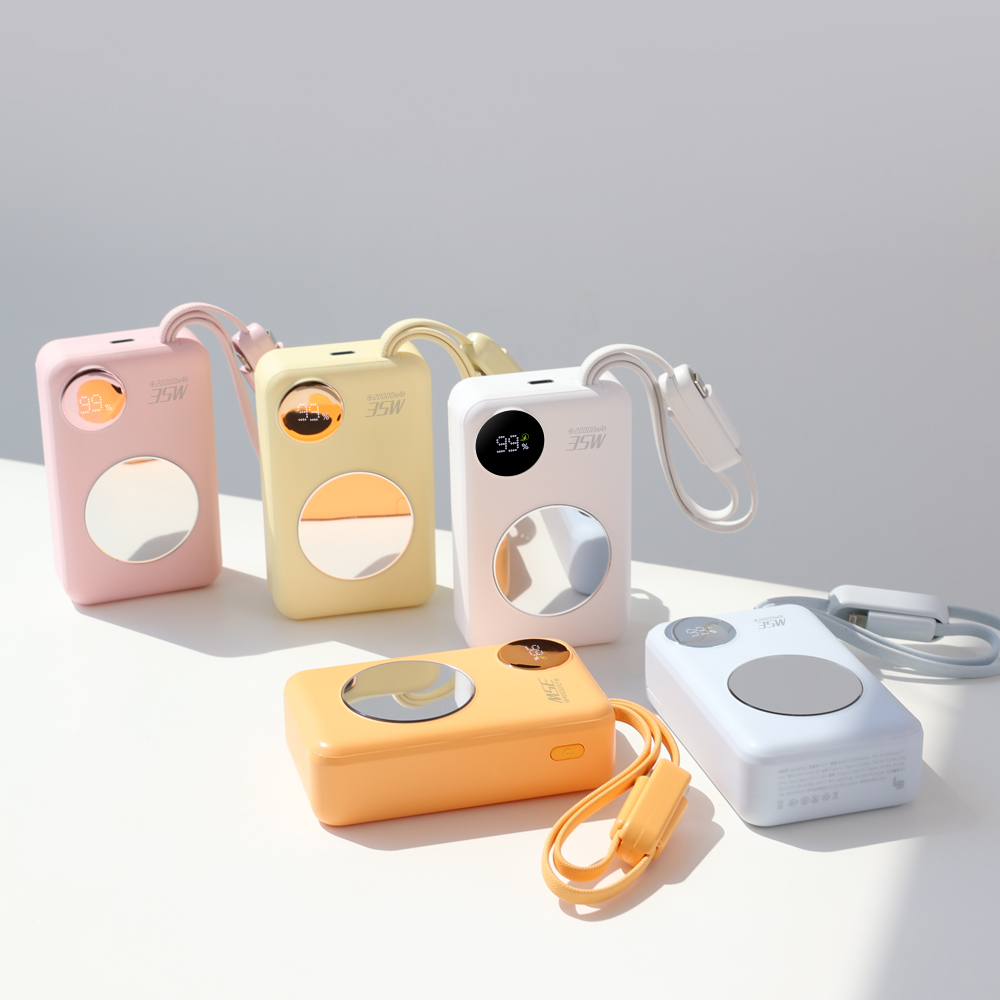 레파 GT11 35W 초고속충전 내장케이블 미러 보조배터리 20000mAh 이미지 6