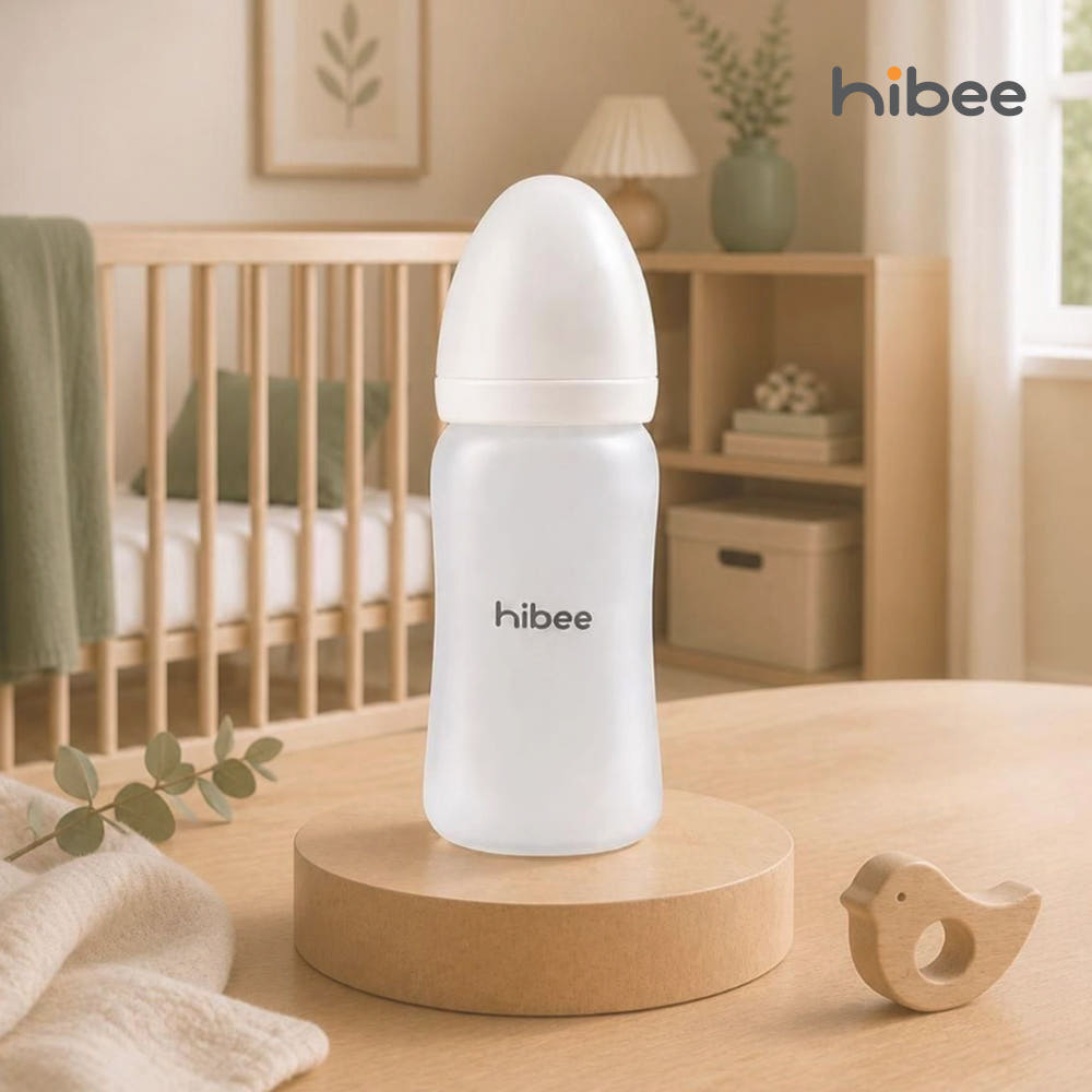 하이비 실리콘 코팅 안심 유리젖병 240ml - 상품 이미지