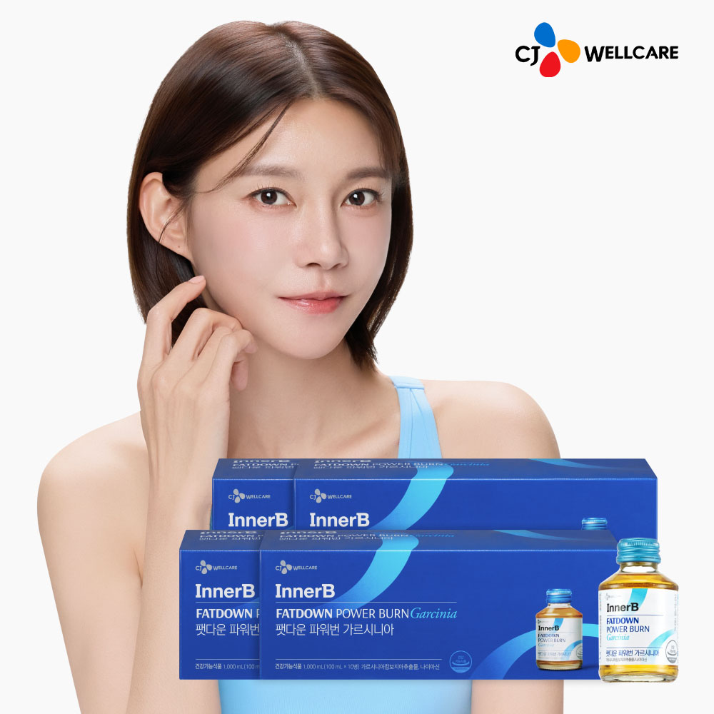 CJ 이너비 팻다운 파워번 마스터 가르시니아 10개입, 4개