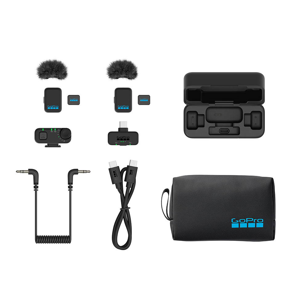고프로 무선 마이크 키트 유튜브 인터뷰 촬영용 녹음 블루투스 TRS 수신기 USB-C 영상 - 상세 이미지 4
