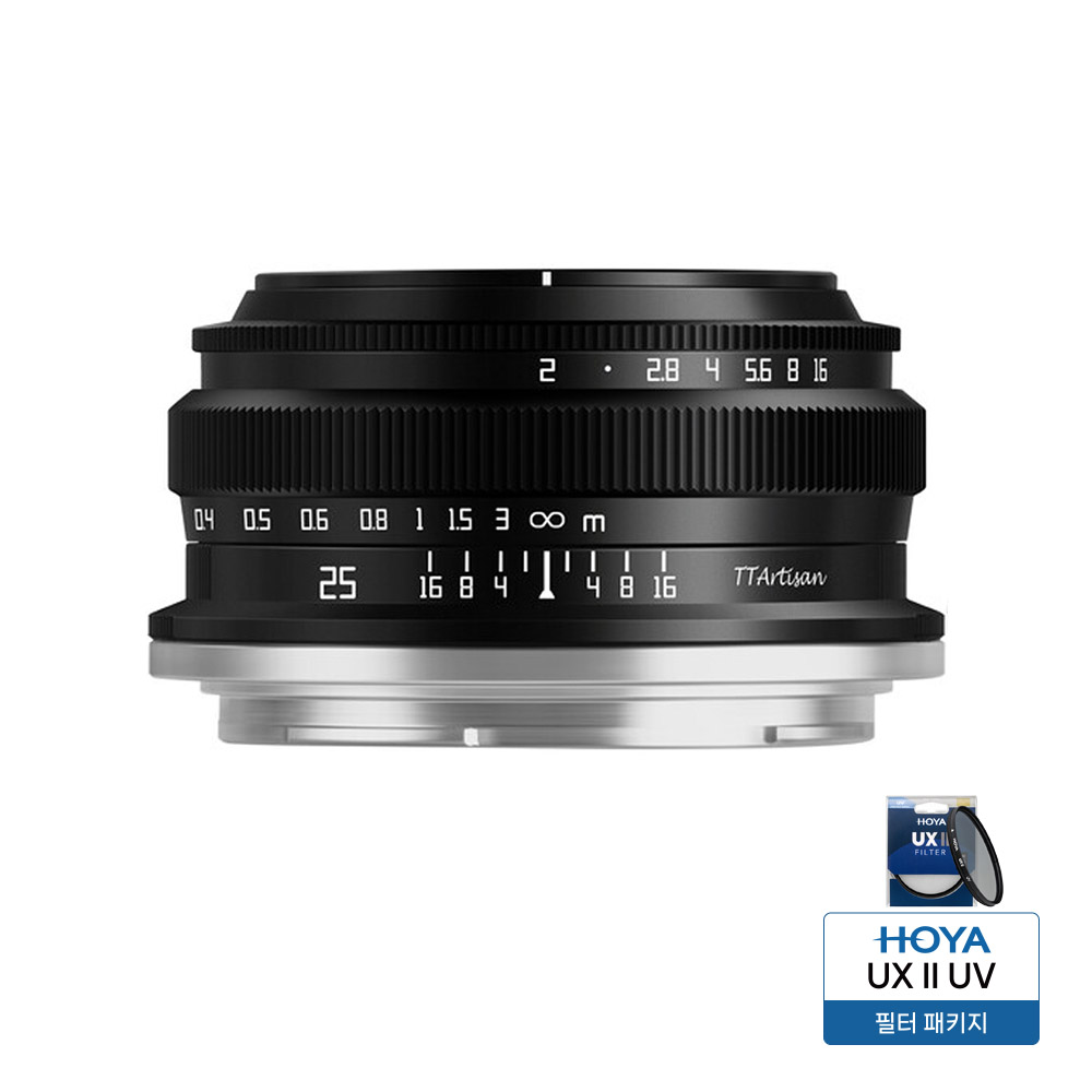 티티아티산 25mm F2.0 니콘 Z마운트 APS-C 블랙 - 상품 이미지